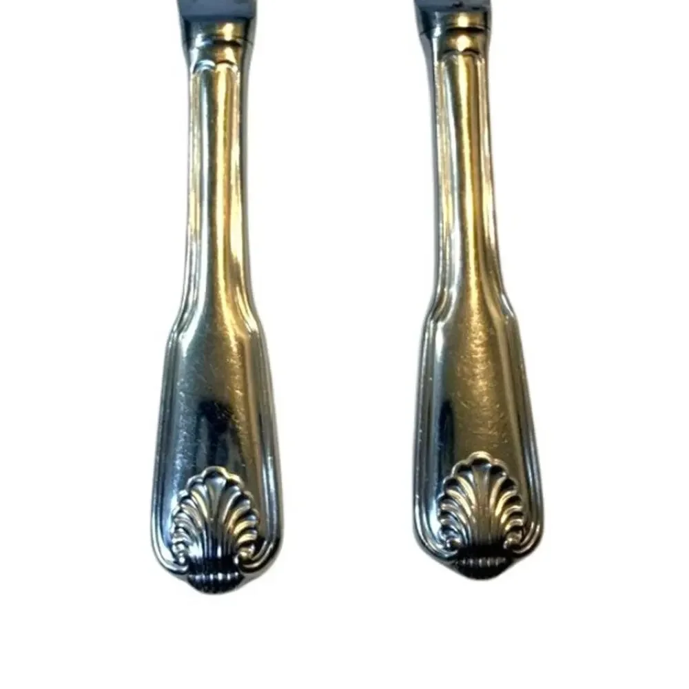 Towle London Shell Butter Spreaders Stainless Germany Set of 4